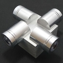 Mini Estilo Flush Mount Wall Lights Moderno Contemporâneo Metal