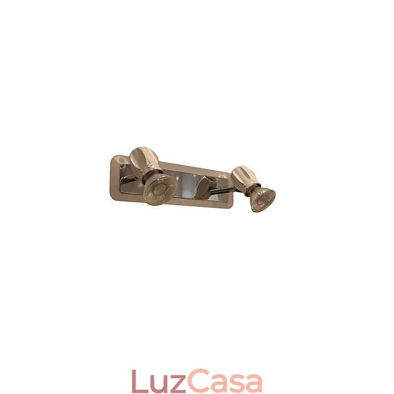 Moderno Chrome Wall Lights Luzes de banheiro com 2 luzes