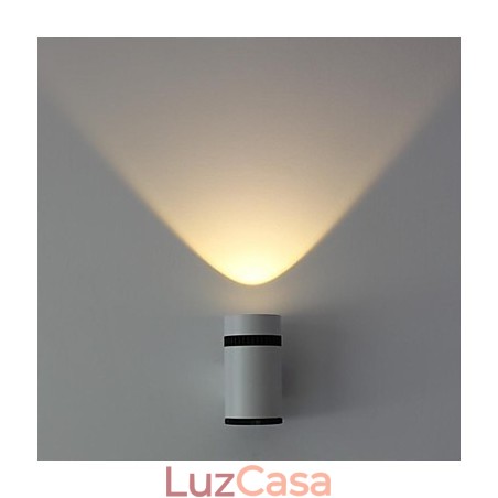 Luminárias de parede embutidas modernas contemporâneas de metal