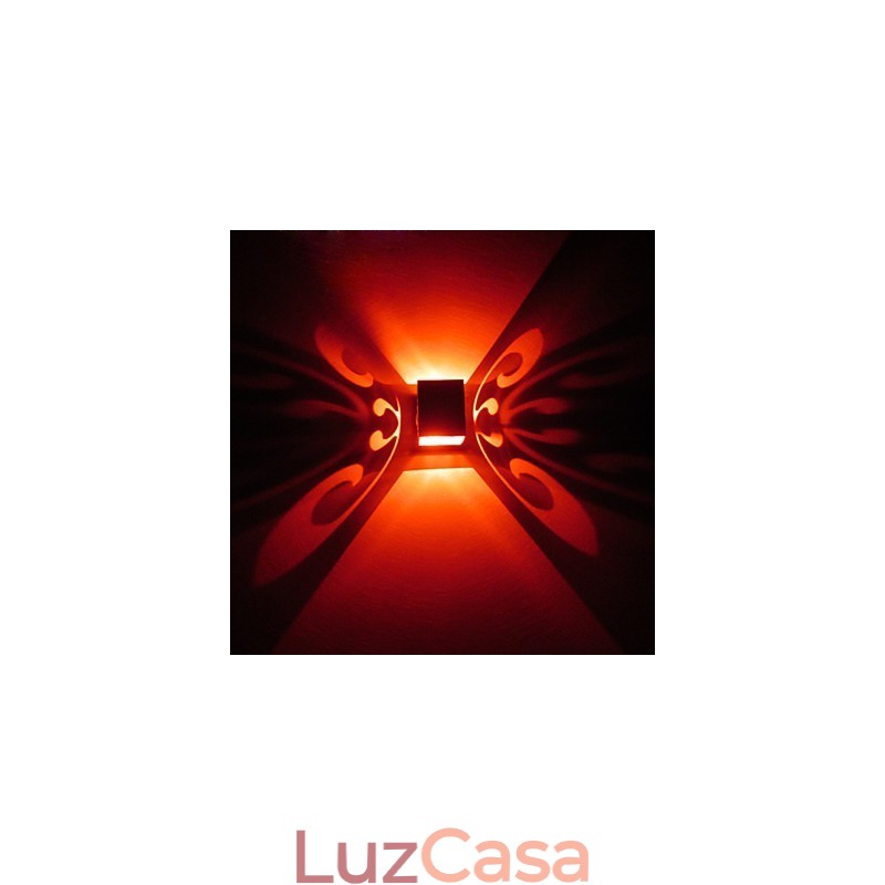 Luminária de parede criativa borboleta
