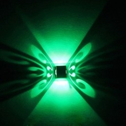 Luminária de parede criativa borboleta