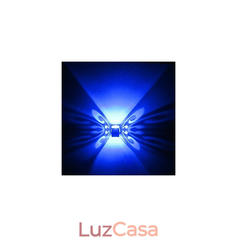 Luminária de parede criativa borboleta