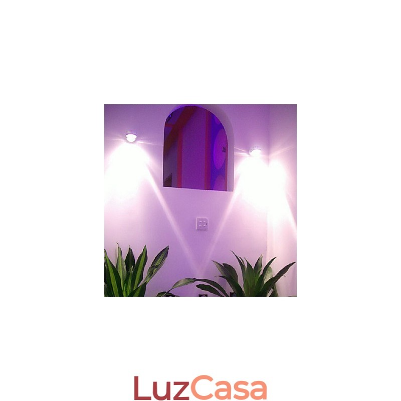 Luminária de parede moderna com luz difusa Design Sci Fi