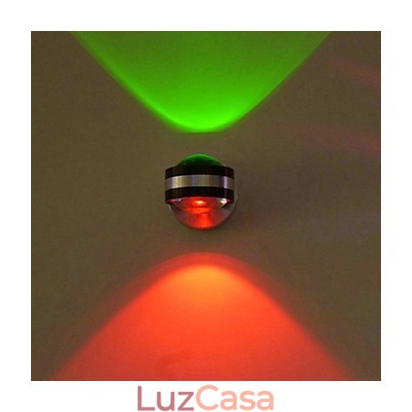 Luzes de escada Arandelas de parede de alumínio de dupla face Modernas e contemporâneas de metal Luzes de escada Arandelas de parede de alumínio de dupla face Modernas e contemporâneas de metal