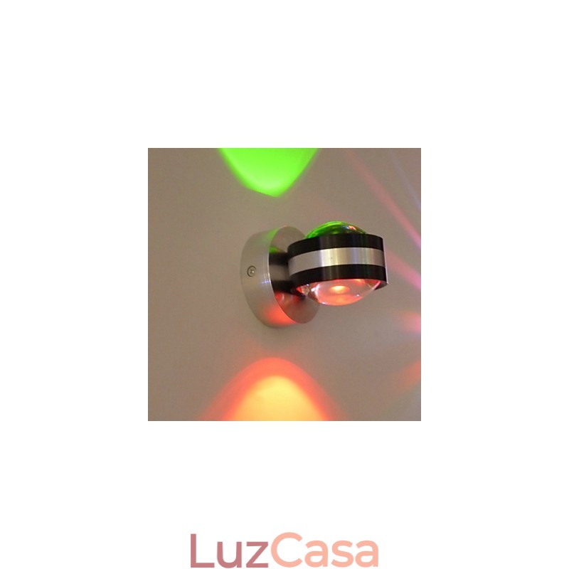 Luzes de escada Arandelas de parede de alumínio de dupla face Modernas e contemporâneas de metal