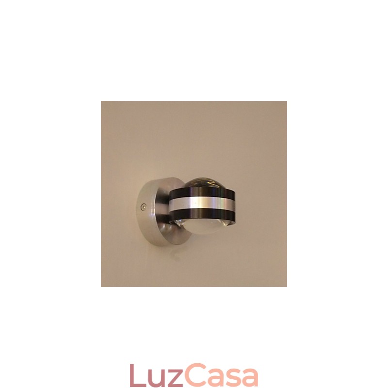 Luzes de escada Arandelas de parede de alumínio de dupla face Modernas e contemporâneas de metal