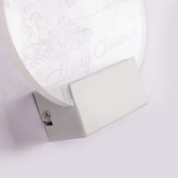 Luminária de parede acrílica PVC Luminária moderna contemporânea Metal