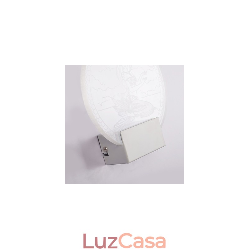 Luminária de parede acrílica PVC Luminária moderna contemporânea Metal