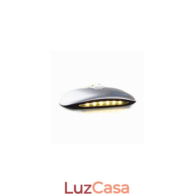 Mini luzes de parede indutivas inteligentes infravermelhas multifuncionais estilo europeu prata