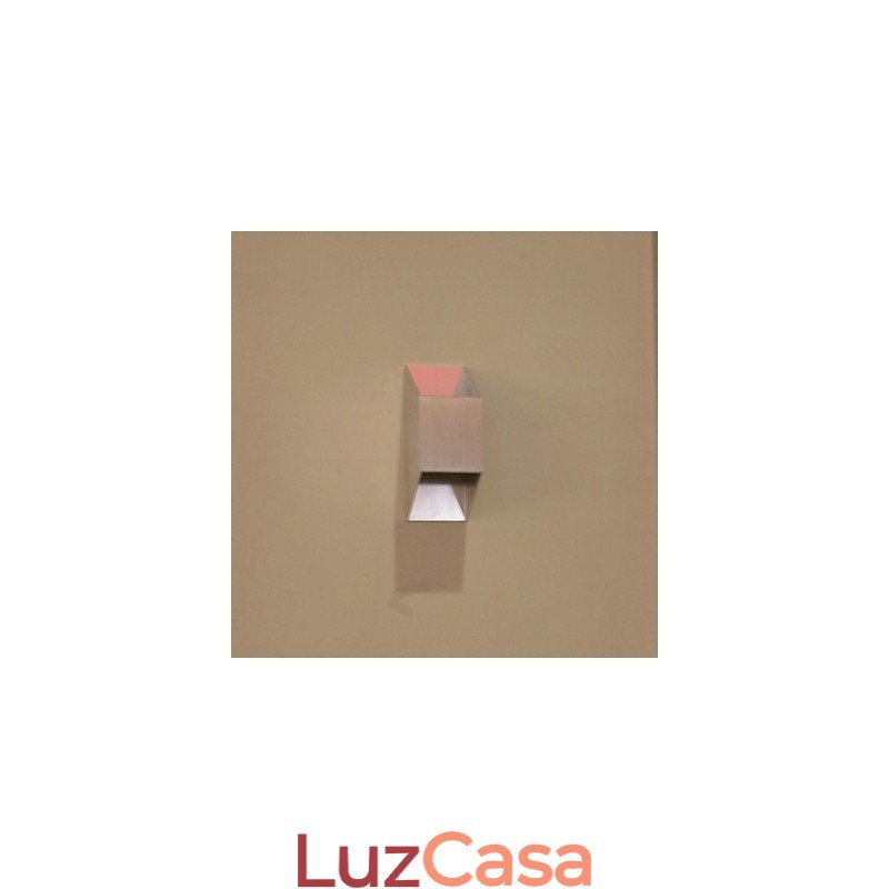 Modelo de barra criativa trapezoidal dupla arandelas de parede modernas contemporâneas de metal