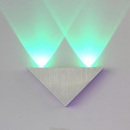 Luminárias de parede embutidas modernas contemporâneas de metal