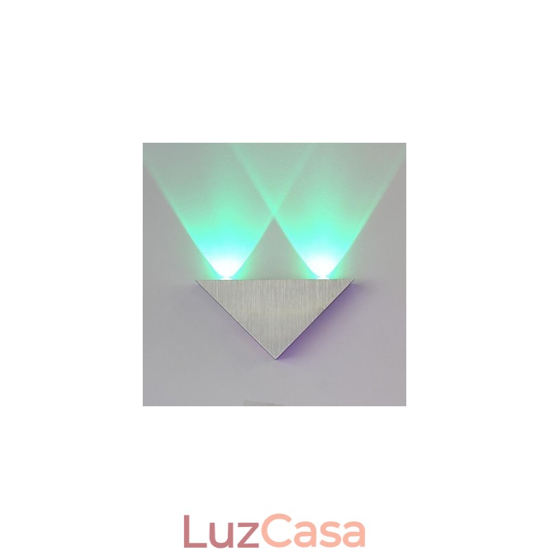 Luminárias de parede embutidas modernas contemporâneas de metal