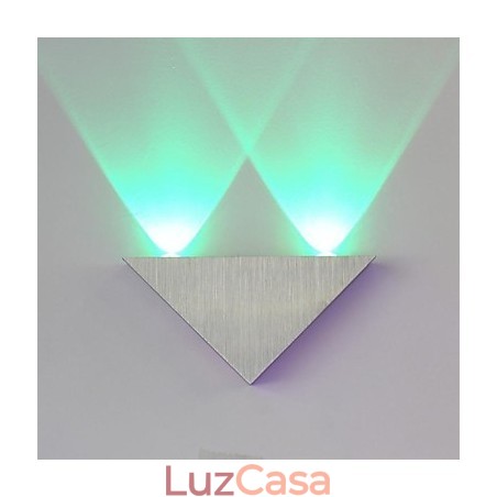 Luminárias de parede embutidas modernas contemporâneas de metal