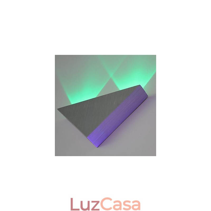 Luminárias de parede embutidas modernas contemporâneas de metal