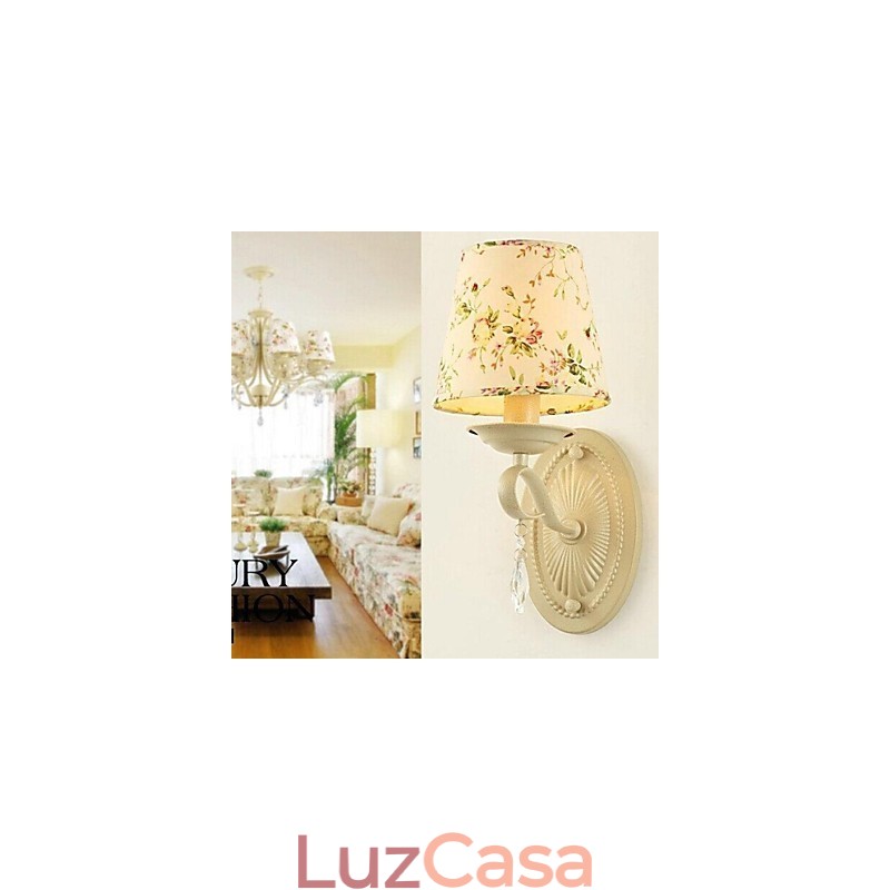 Apliques de parede estilo mini cristal moderno e contemporâneo metal