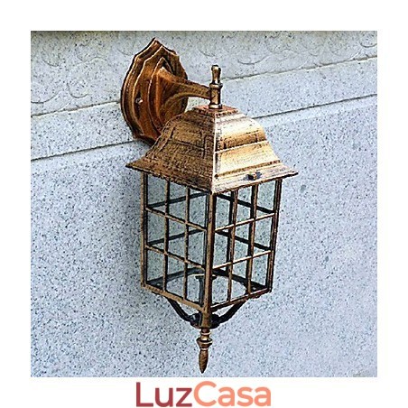 Luminárias de parede externas tradicionais clássicas de metal Luminárias de parede externas tradicionais clássicas de metal