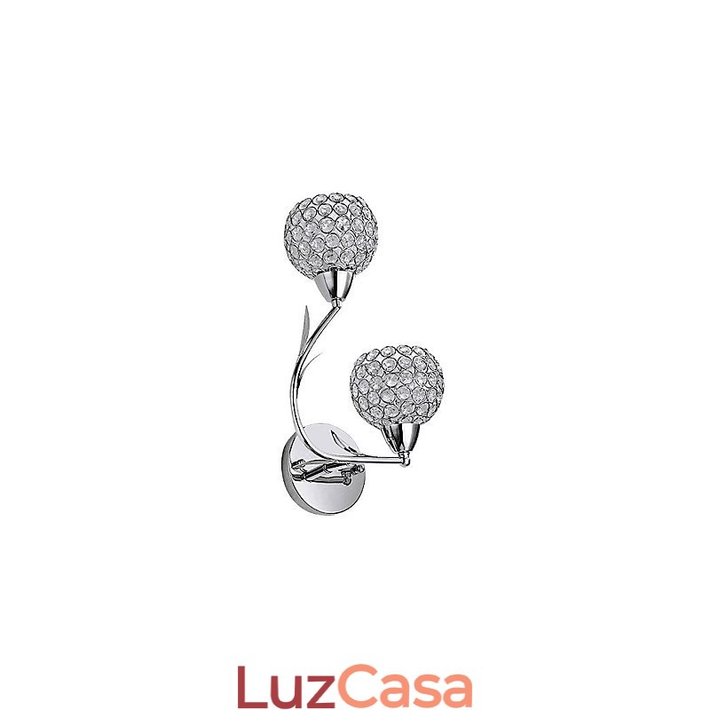 Apliques de parede de cristal Metal moderno e contemporâneo