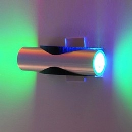 Mini Estilo Flush Mount Wall Lights Moderno Contemporâneo Metal