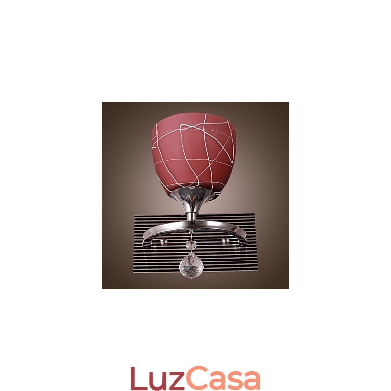 Luminária de parede de alta qualidade com 1 luz