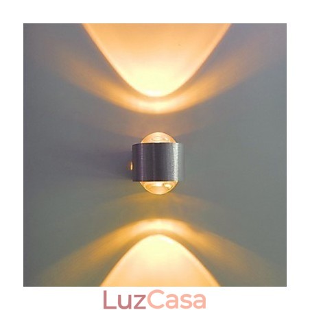 Luminárias de parede embutidas modernas contemporâneas de metal Luminárias de parede embutidas modernas contemporâneas de metal