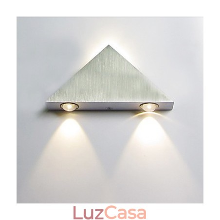 Luminárias de parede embutidas modernas contemporâneas de metal Luminárias de parede embutidas modernas contemporâneas de metal