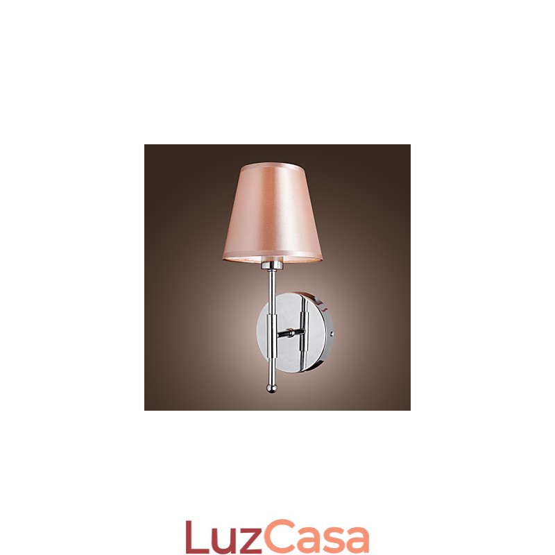 Luminária de parede de design simples com luz quente