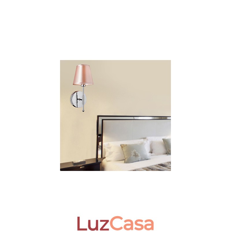 Luminária de parede de design simples com luz quente