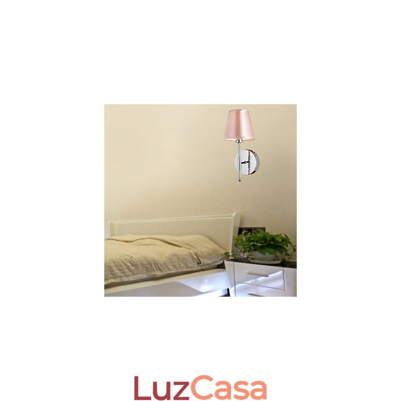 Luminária de parede de design simples com luz quente