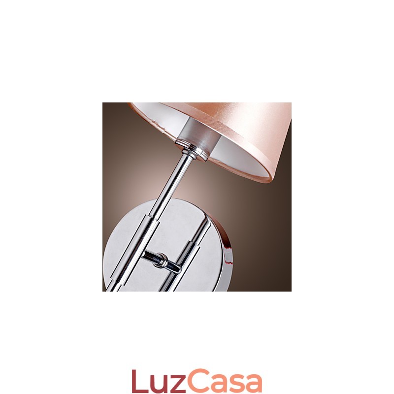 Luminária de parede de design simples com luz quente