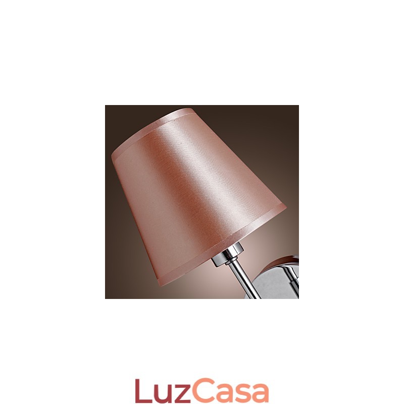 Luminária de parede de design simples com luz quente