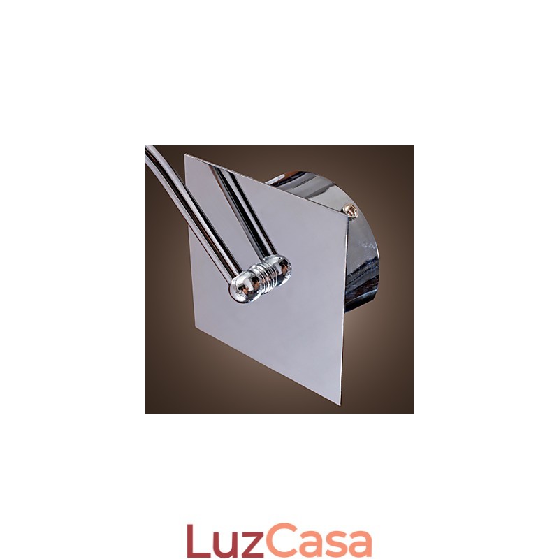 Luminária de parede com gota de cristal elegante