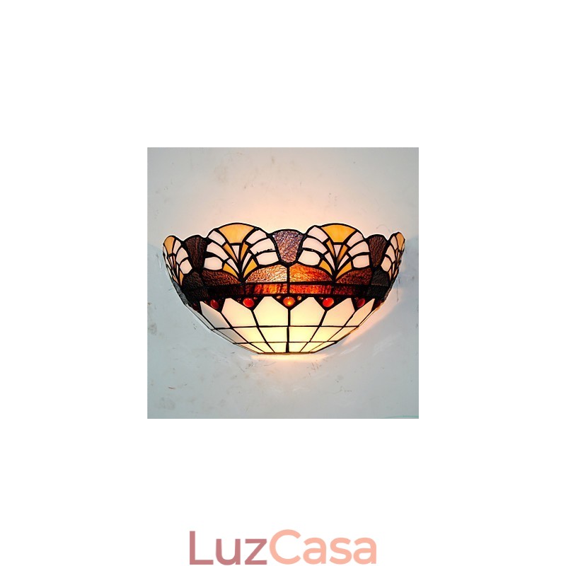 Retro Country Wall Lights Glass Shade Sala de estar Quarto Restaurante Café Bar Wall Spots