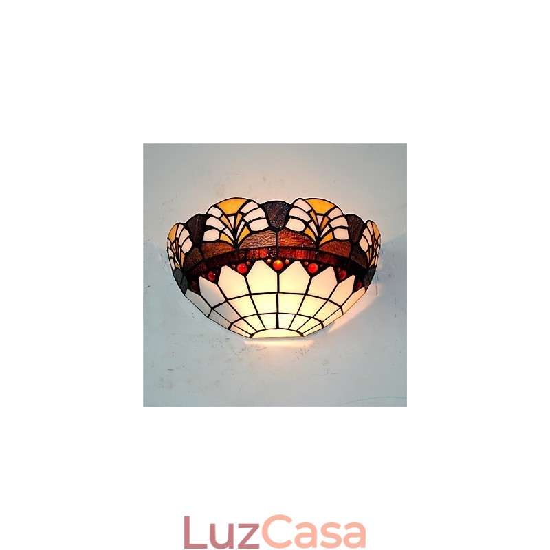 Retro Country Wall Lights Glass Shade Sala de estar Quarto Restaurante Café Bar Wall Spots