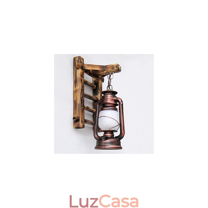 Chinês retro nostalgia criativa iluminação querosene lâmpada lanternas arandelas de parede luz de parede