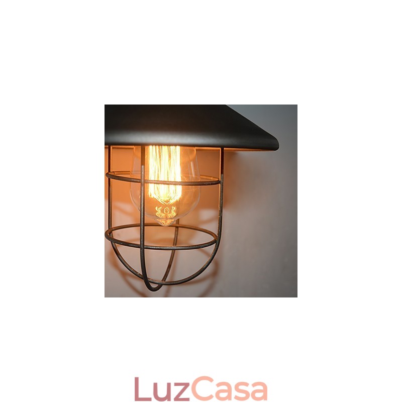 Nova luminária de parede estilo loft retrô vintage industrial Edison luminária pendente