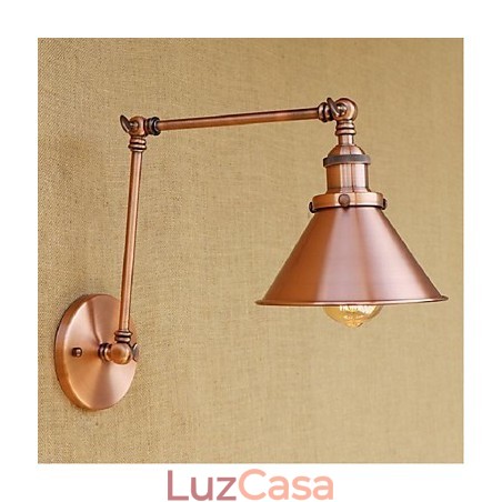 Braço longo Meio ferrugem Retro Criativo Nostalgic Retrátil Dobrável Arandelas de Parede Luz de Parede Braço longo Meio ferrugem Retro Criativo Nostalgic Retrátil Dobrável Arandelas de Parede Luz de Parede
