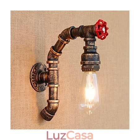Luminária de parede rústica Lodge Antique Latão para iluminação ambiente Luminária de parede rústica Lodge Antique Latão para iluminação ambiente