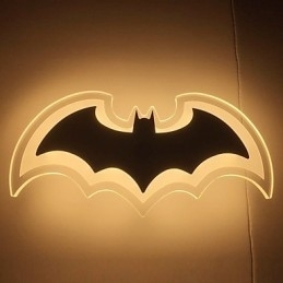 Moderno acrílico morcego luz de parede lâmpada de cabeceira arandelas de parede luzes de corredor V