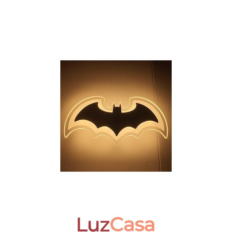 Moderno acrílico morcego luz de parede lâmpada de cabeceira arandelas de parede luzes de corredor V