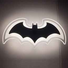 Moderno acrílico morcego luz de parede lâmpada de cabeceira arandelas de parede luzes de corredor V