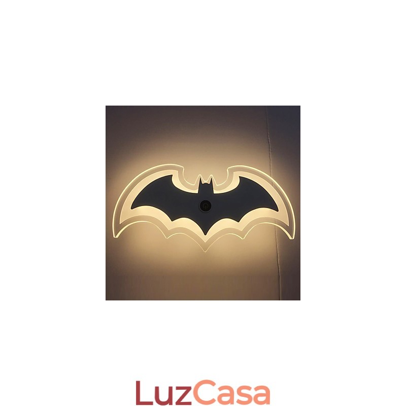 Moderno acrílico morcego luz de parede lâmpada de cabeceira arandelas de parede luzes de corredor V