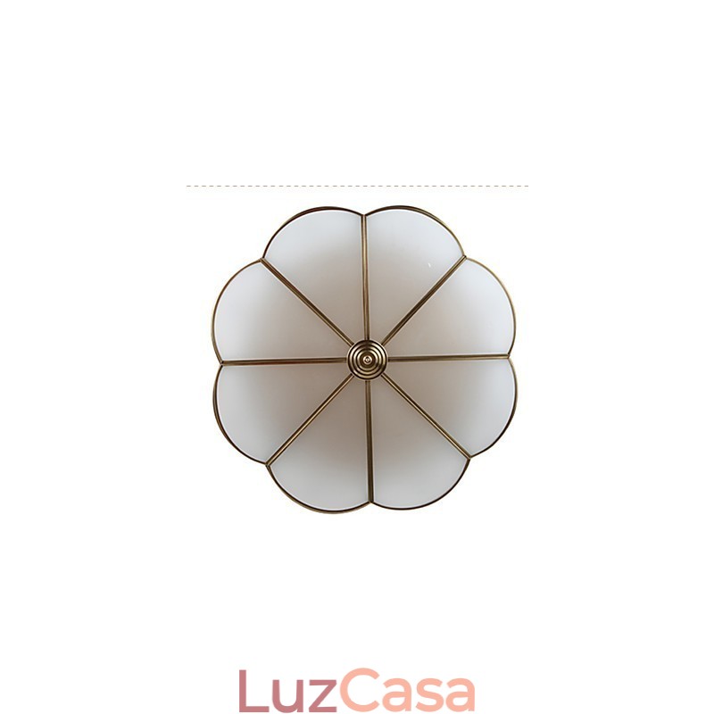 Tradicional clássico rústico lodge latão metal montagem embutida