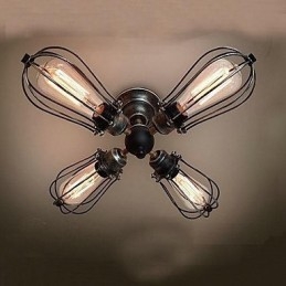 Pintura estilo vintage mini metal montagem embutida