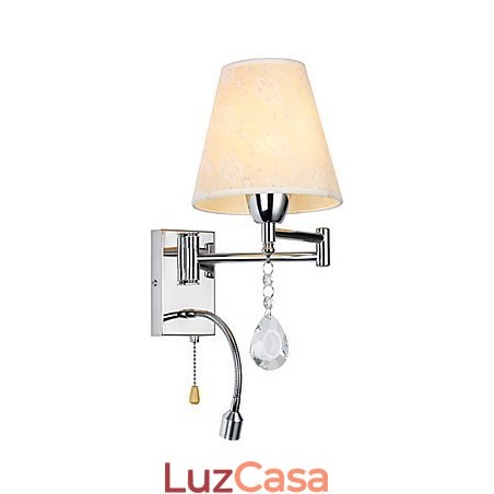 Luminária de parede para quarto Luminária de leitura Luminária de tecido Luminária de parede para quarto Luminária de leitura Luminária de tecido