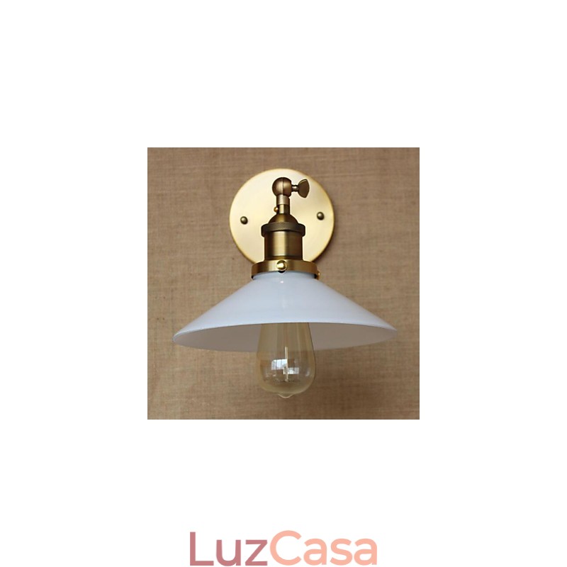 Moderno Contemporâneo Country Retro Antique Latão Recurso para Mini Estilo Ambiente Iluminação de Parede