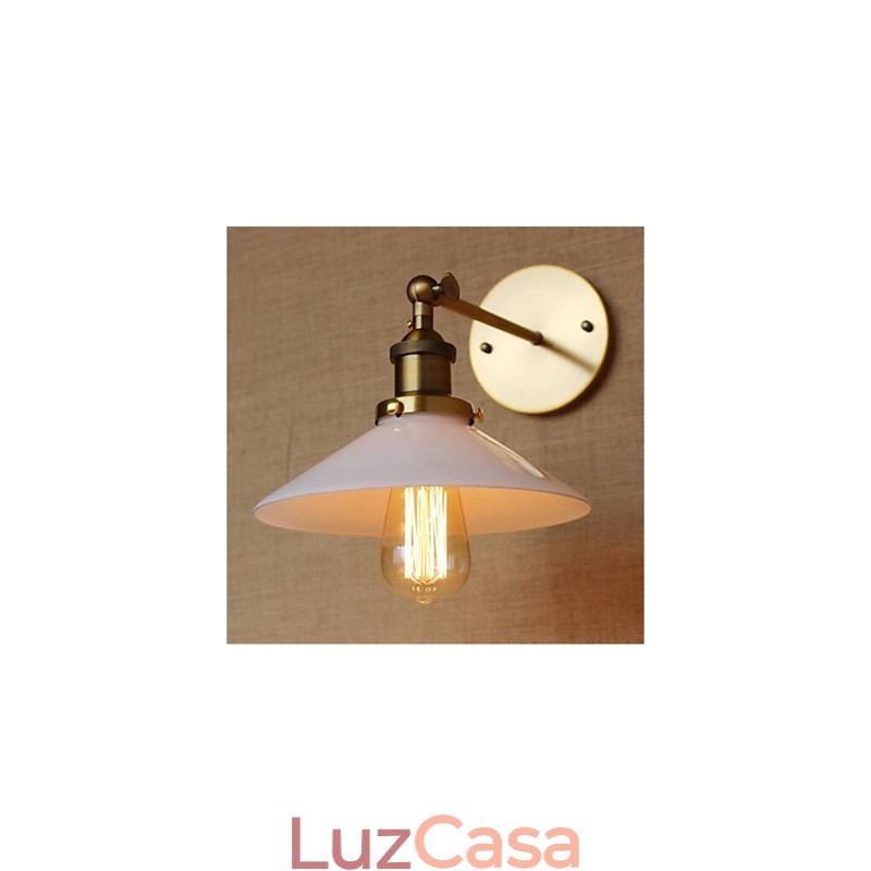 Moderno Contemporâneo Country Retro Antique Latão Recurso para Mini Estilo Ambiente Iluminação de Parede