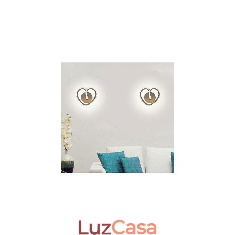Luminária de cabeceira moderna e minimalista para quarto, luminária de parede, iluminação para varanda, corredor, escadas, sala de estar criativa