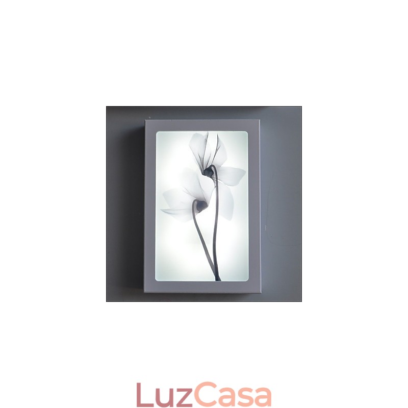 Pintura moderna contemporânea integrada, recurso de pintura contemporânea para arandelas de parede com luz ambiente