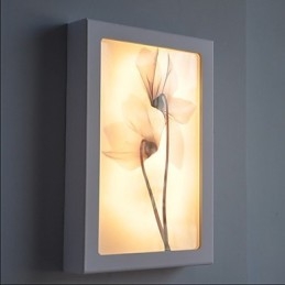 Pintura moderna contemporânea integrada, recurso de pintura contemporânea para arandelas de parede com luz ambiente
