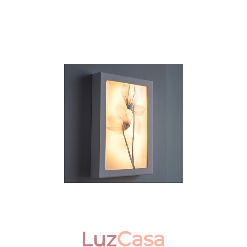 Pintura moderna contemporânea integrada, recurso de pintura contemporânea para arandelas de parede com luz ambiente